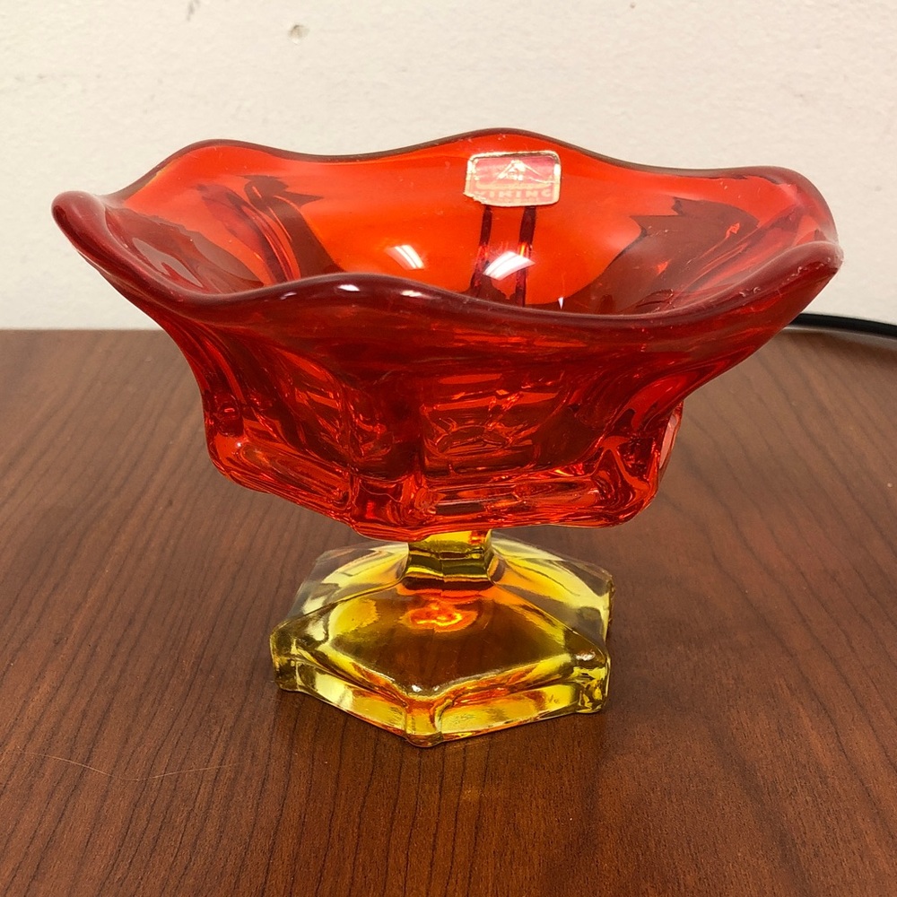 Viking Glass Pedestal Bowl